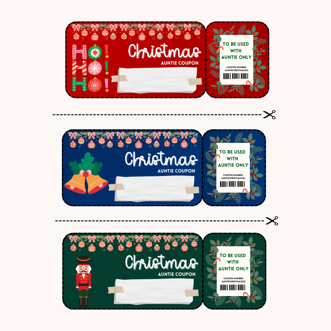 Auntivities: 30 Kids Christmas Digital Coupons