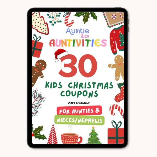 Auntivities: 30 Kids Christmas Digital Coupons